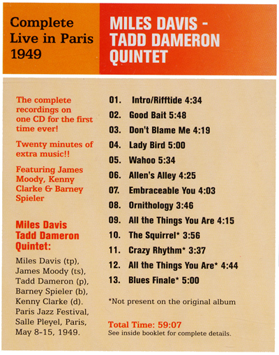 Miles Davis CD