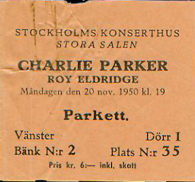 Concert ticket